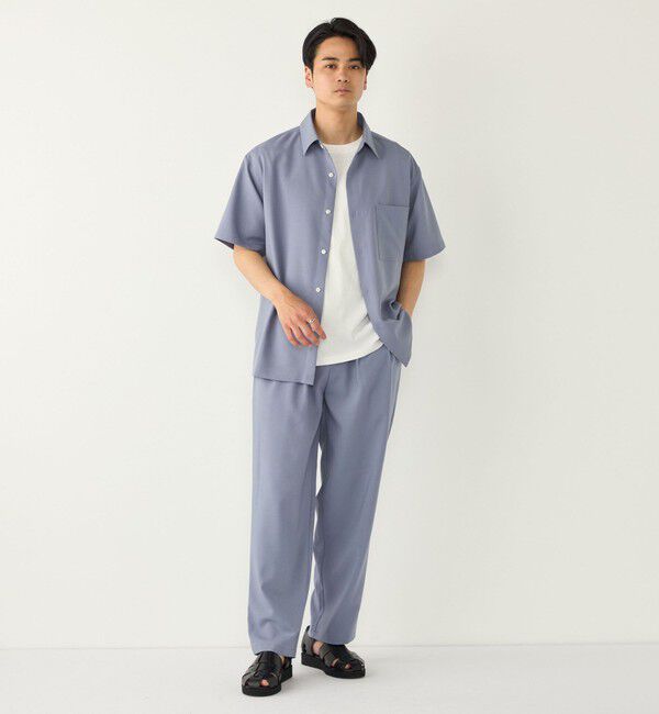 SHIPS Colors 「《予約》SHIPS Colors:〈吸水速乾・洗濯機可能〉2WAY ストレッチ ワイド パンツ◆」|その他|