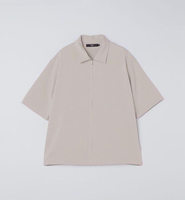 SHIPS Colors 「《予約》SHIPS Colors:〈吸水速乾・洗濯機可能〉2WAY ストレッチ ジップ シャツ◆」|シャツ・ブラウス|