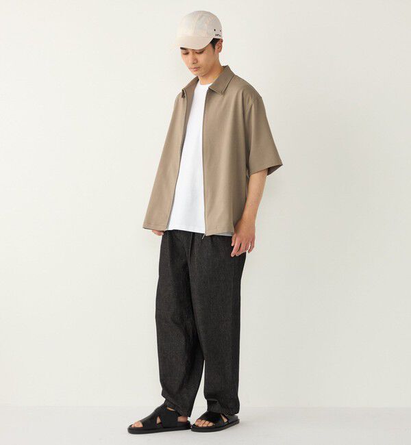 SHIPS Colors 「《予約》SHIPS Colors:〈吸水速乾・洗濯機可能〉2WAY ストレッチ ジップ シャツ◆」|シャツ・ブラウス|