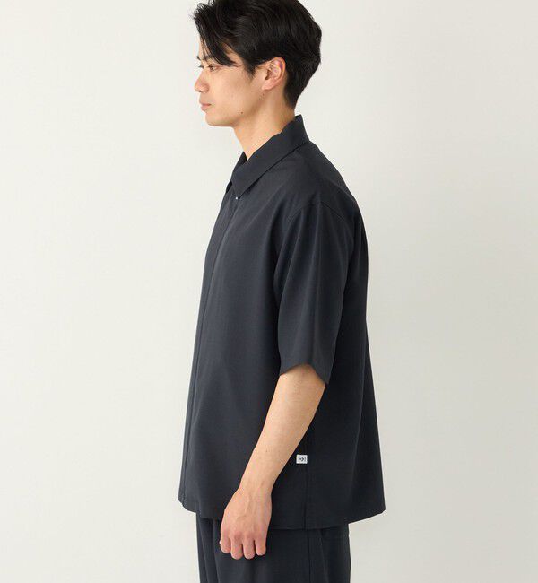 SHIPS Colors 「《予約》SHIPS Colors:〈吸水速乾・洗濯機可能〉2WAY ストレッチ ジップ シャツ◆」|シャツ・ブラウス|