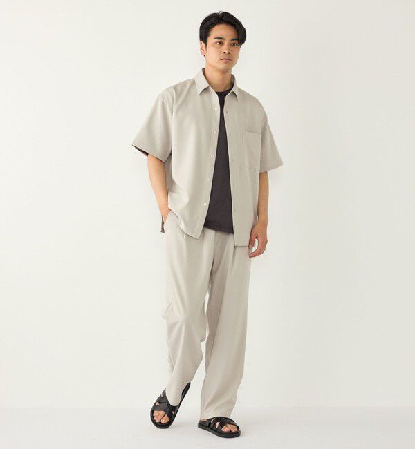 SHIPS Colors 「《予約》SHIPS Colors:〈吸水速乾・洗濯機可能〉2WAY ストレッチ ボックス シャツ◆」|シャツ・ブラウス|