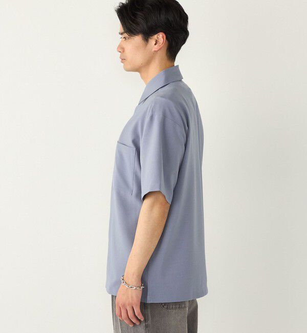 SHIPS Colors 「《予約》SHIPS Colors:〈吸水速乾・洗濯機可能〉2WAY ストレッチ ボックス シャツ◆」|シャツ・ブラウス|