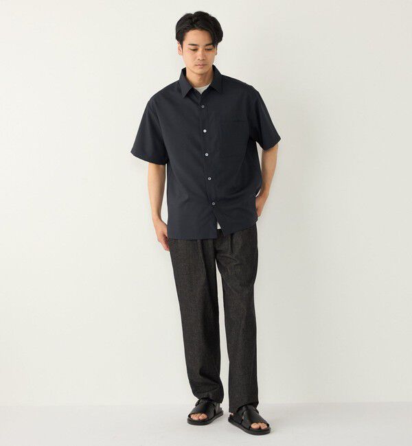 SHIPS Colors 「《予約》SHIPS Colors:〈吸水速乾・洗濯機可能〉2WAY ストレッチ ボックス シャツ◆」|シャツ・ブラウス|