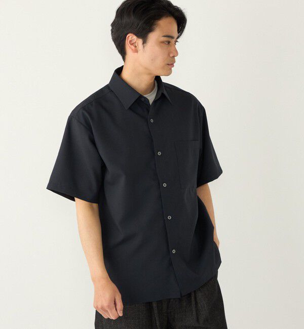 SHIPS Colors 「《予約》SHIPS Colors:〈吸水速乾・洗濯機可能〉2WAY ストレッチ ボックス シャツ◆」|シャツ・ブラウス|