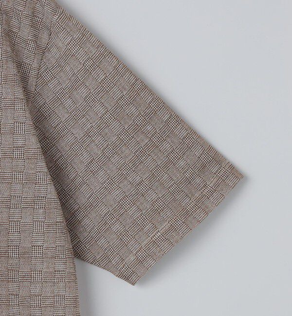 SHIPS Colors 「SHIPS Colors:〈吸水速乾〉カノコ グレンチェック ワイドカラー ポロシャツ」|ポロシャツ|