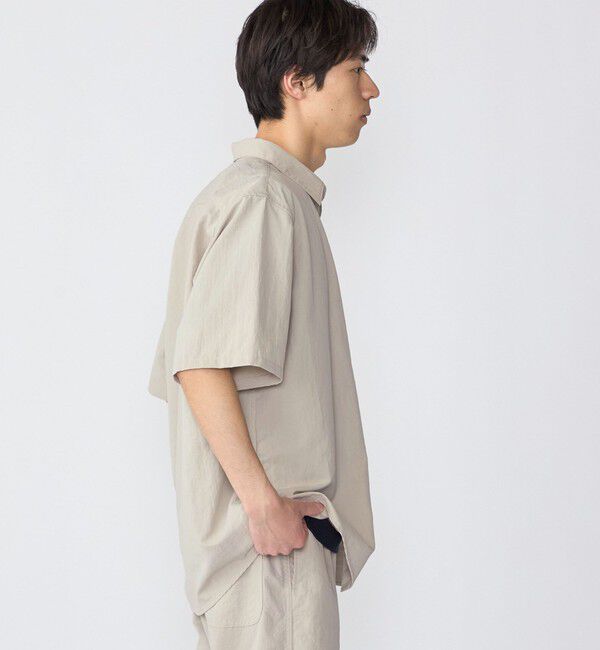 SHIPS「SHIPS:〈撥水〉netplus(R) ショートスリーブ シャツ アウター」|シャツ・ブラウス|