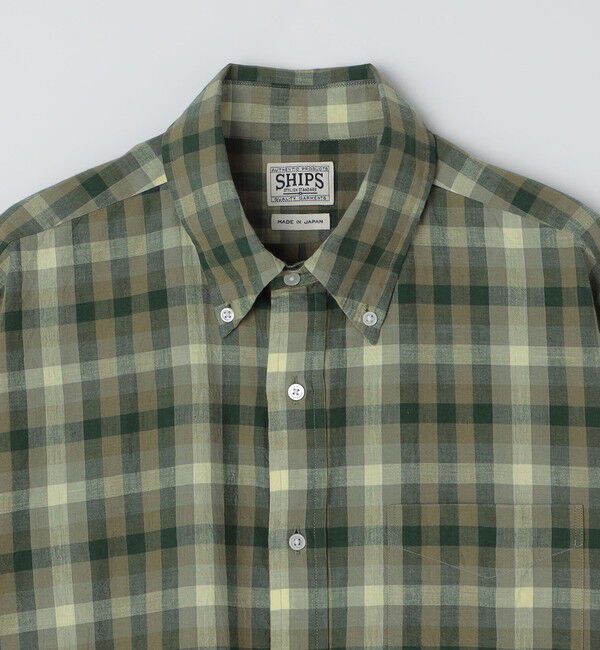 SHIPS「SHIPS: AUTHENTIC マドラス チェック ショートスリーブ シャツ」|シャツ・ブラウス|
