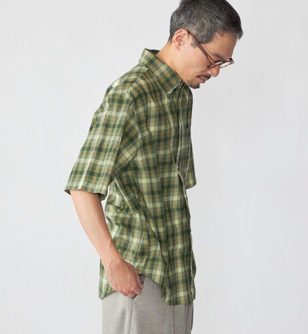 SHIPS「SHIPS: AUTHENTIC マドラス チェック ショートスリーブ シャツ」|シャツ・ブラウス|