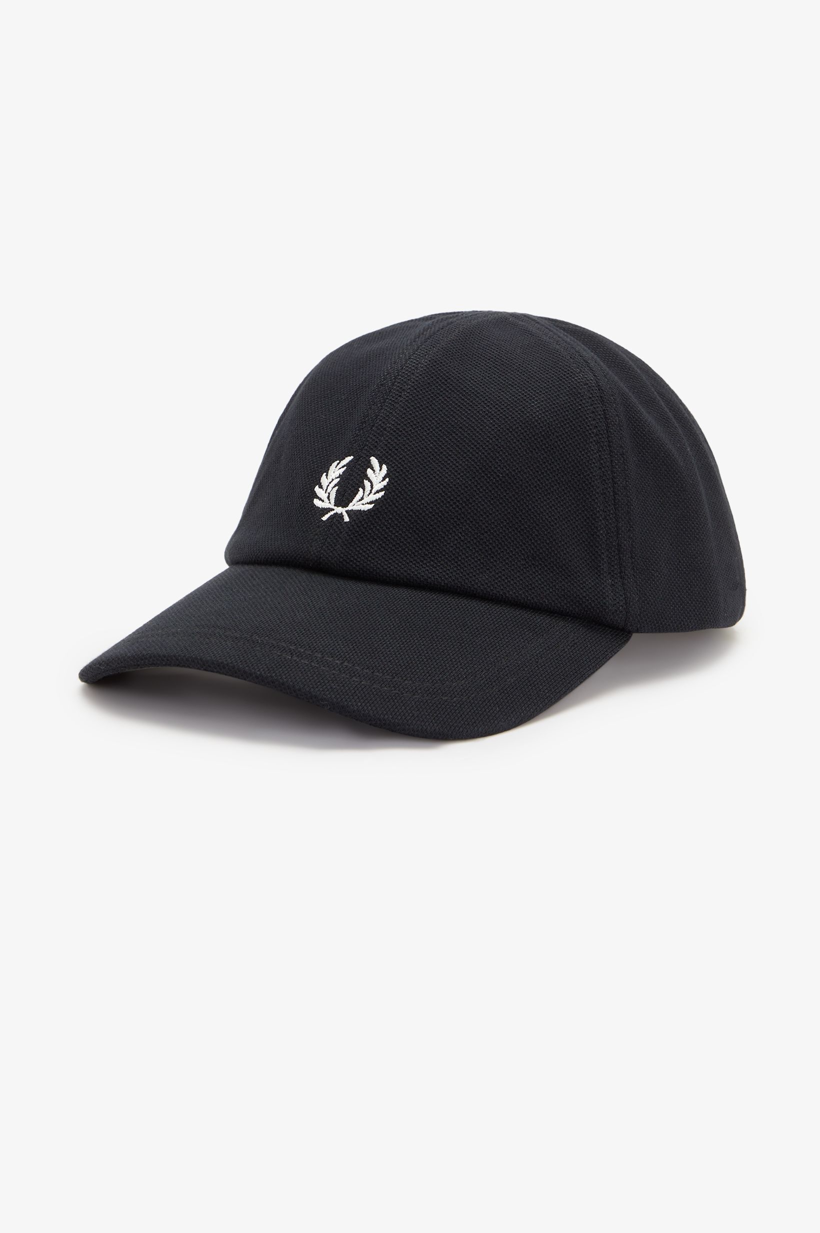 FRED PERRY 「Pique Classic Cap」|キャップ・キャスケット|BLACK / SNOW WHITE