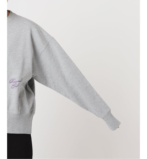 OUTDOOR PRODUCTS Usual Things「RATIONAL GIRL ロゴ刺繍スウェットプルオーバー」|スウェット・ジャージ|