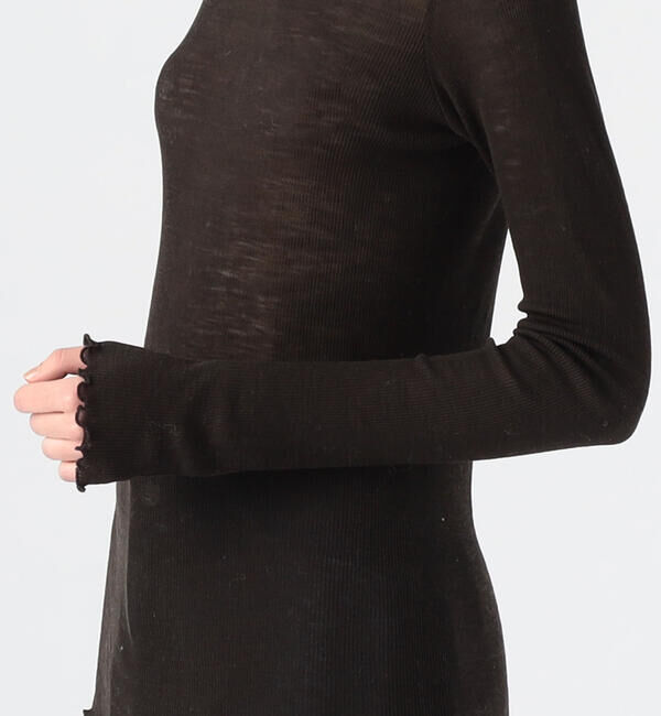 MACPHEE「ウールリブ タートルネックプルオーバー」|Tシャツ・カットソー|