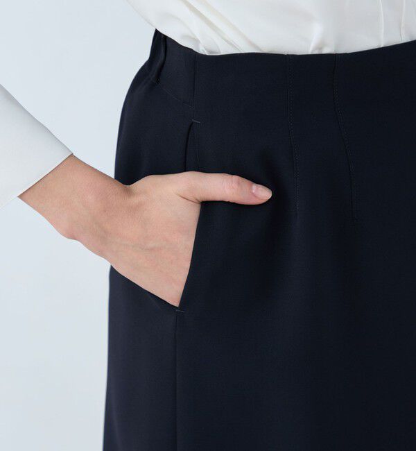 Ballsey「ドライダブルクロス Iラインスカート」|タイト|