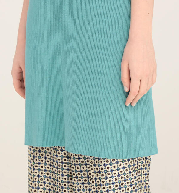 Ballsey「リネンコットンリブ バックレースアップキャミソールプルオーバー」|ニット・セーター|