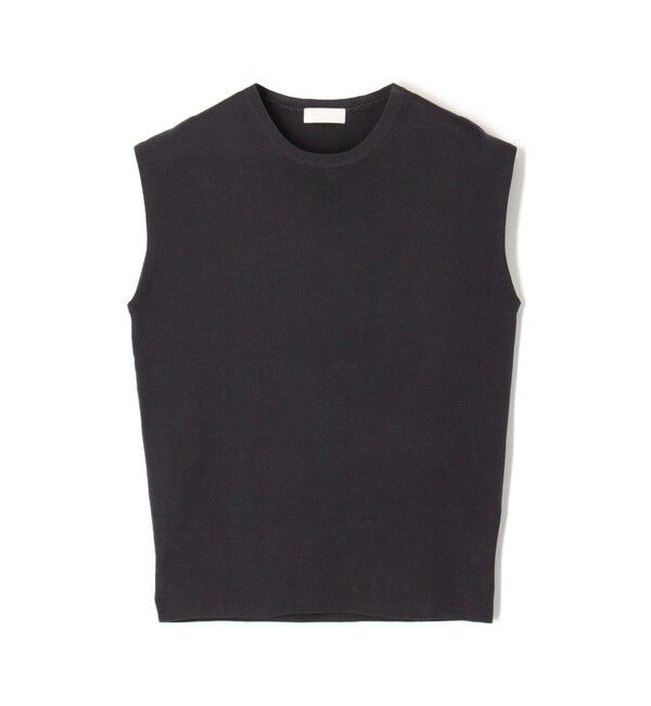 Ballsey「ハイゲージコットン ノースリーブプルオーバー」|ニット・セーター|15 グレー