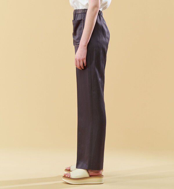 DES PRES「ソフトサテン フロントポケットパンツ」|その他|