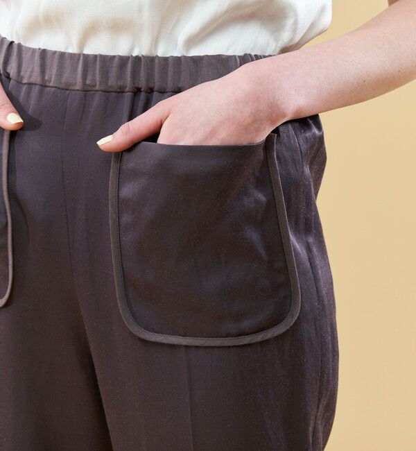DES PRES「ソフトサテン フロントポケットパンツ」|その他|