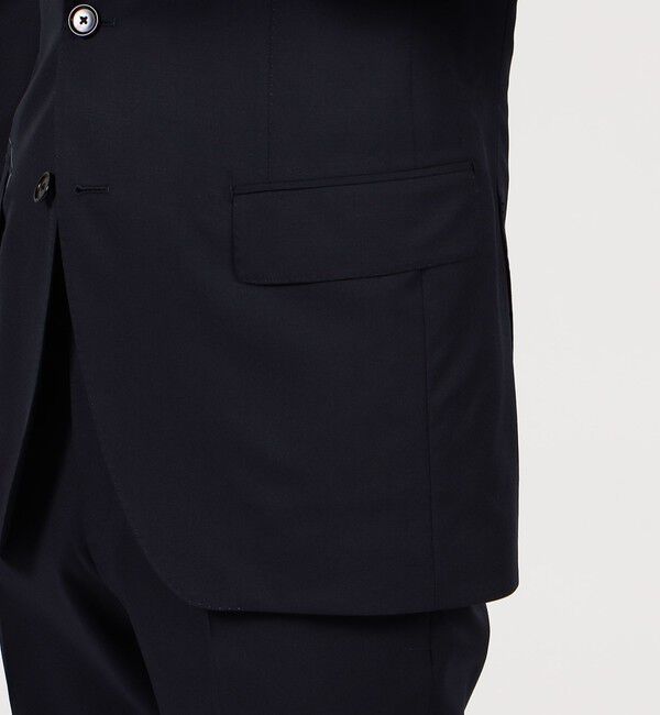 TOMORROWLAND MENS「ウールツイル シングルブレステッド2Bジャケット E.Zegna」|テーラードジャケット|