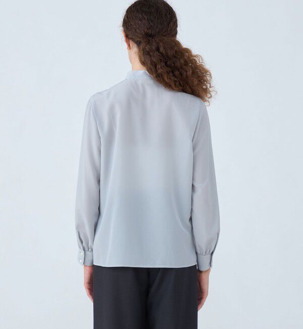 Ballsey「クリアデシン フリルボウタイブラウス」|シャツ・ブラウス|