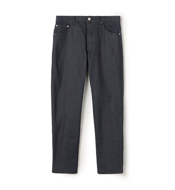 TOMORROWLAND MENS「サージストレッチ 5ポケットストレートパンツ」|チノ|69 ネイビー