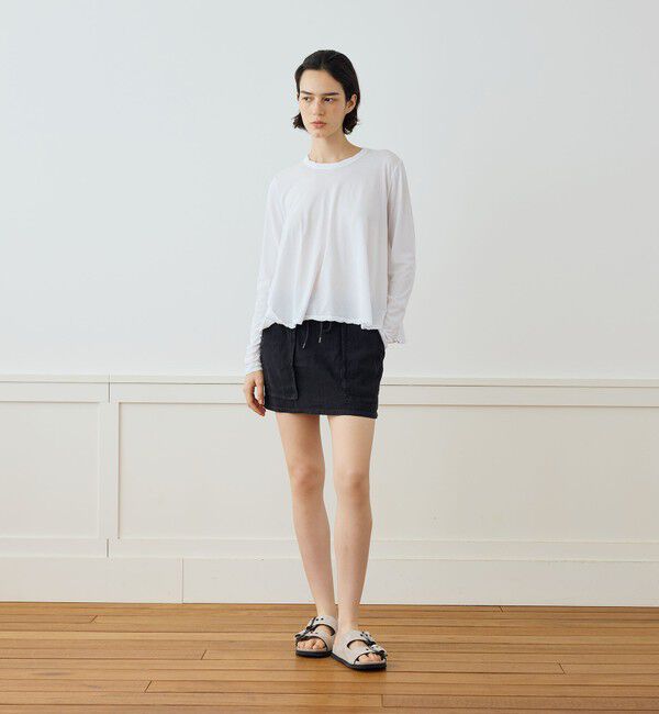 JAMES PERSE「コットンジャージー AラインTシャツ WHGF3943」|Tシャツ・カットソー|