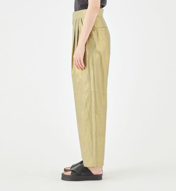 MACPHEE「ホイルプリント タックテーパードパンツ」|その他|