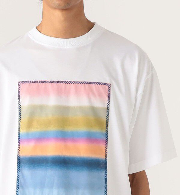 CABaN「CABaN スビンコットン グラデーションプリントTシャツ」|Tシャツ・カットソー|