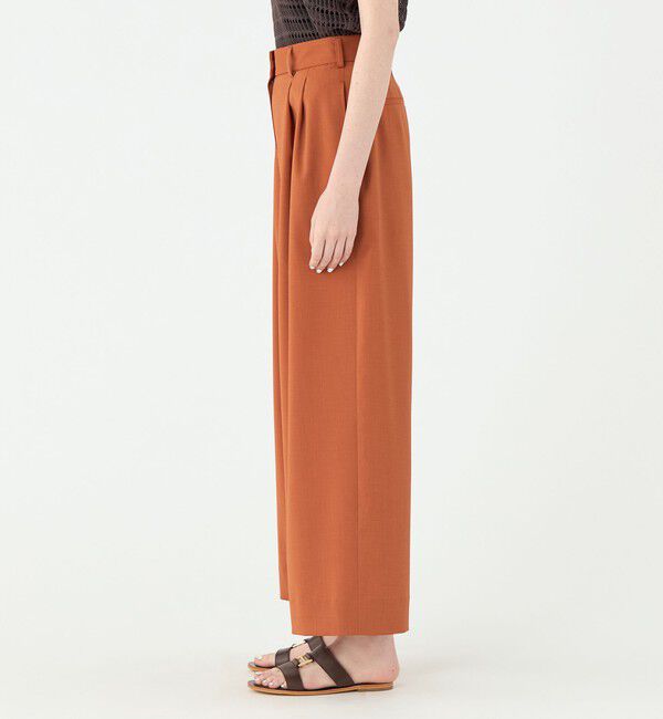 Ballsey「ポリエステルツイル ２タックスラックスパンツ」|スラックス|