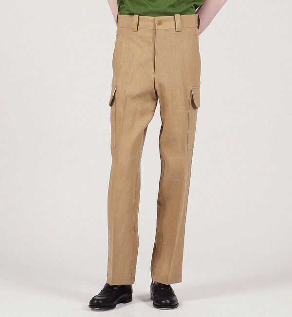 TOMORROWLAND MENS「60リネン カーゴパンツ」|カーゴ|