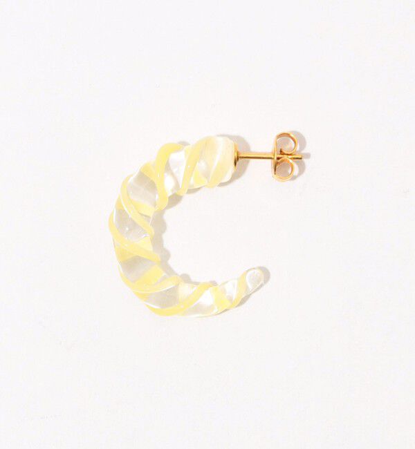 TOMORROWLAND GOODS「LEVENS JEWELS ツイストミニフープピアス」|ピアス|