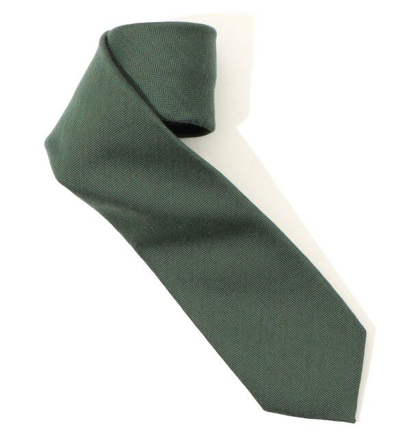 TOMORROWLAND GOODS「TOMORROWLAND カシミヤシルク ソリッドネクタイ」|ネクタイ・蝶ネクタイ|55 グリーン