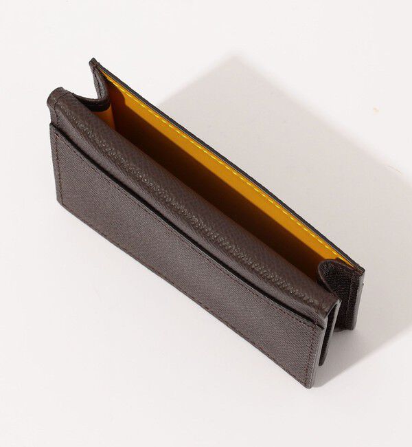 TOMORROWLAND GOODS「【別注】BROOKLYN MUSEUM シュリンクレザー マチカードケース」|名刺入れ・カードケース|