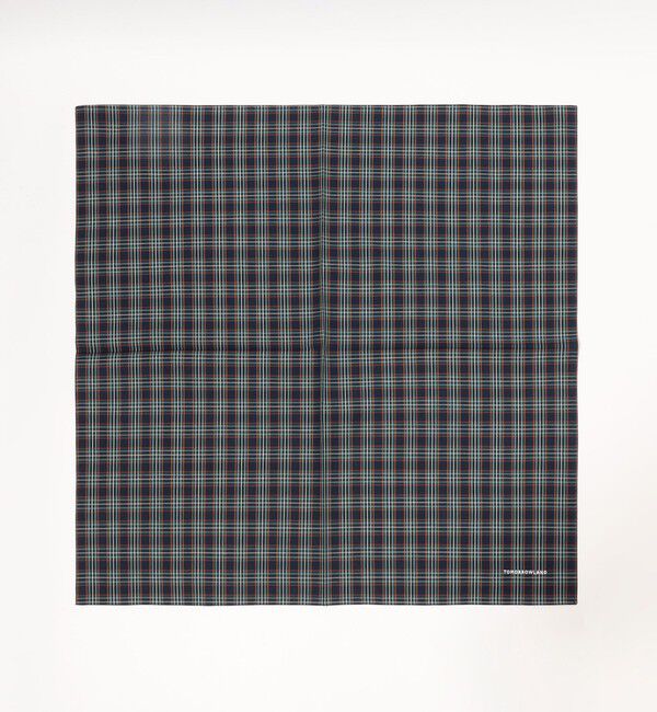 TOMORROWLAND GOODS「TOMORROWLAND コットン チェックハンカチ」|ハンカチ|