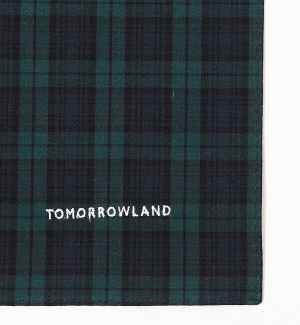TOMORROWLAND GOODS「TOMORROWLAND コットン チェックハンカチ」|ハンカチ|