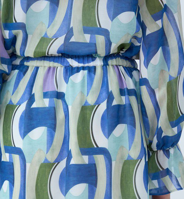 Ballsey「オプティカルプリント イージーラップスカート」|スカート|