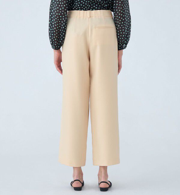 Ballsey「パウダリーストレッチツイル セミワイドパンツ」|その他|