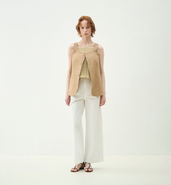 MACPHEE「コットンサージ ドローストリングパンツ」|その他|