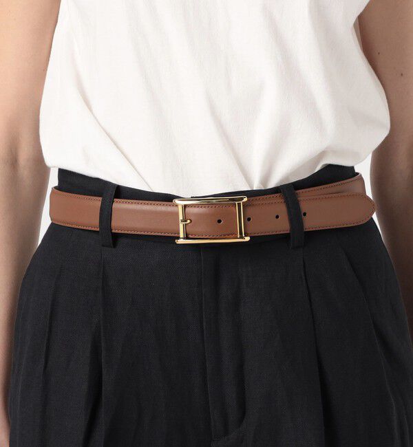 TOMORROWLAND GOODS「AMBOISE BUCKLE レザーベルト」|ベルト|