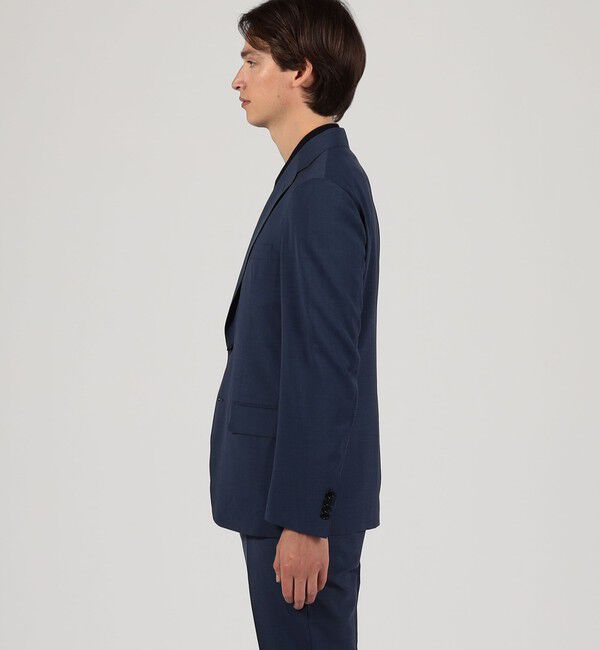 TOMORROWLAND MENS「Super120'sウールポリエステル シングルブレステッド2Bジャケット」|テーラードジャケット|