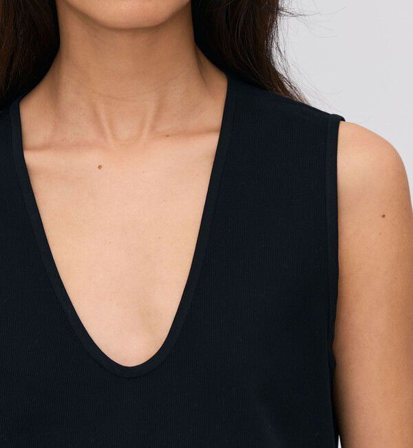 BACCA「コットンピケ バックリボンドレス」|ワンピース|