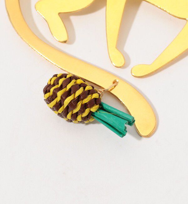 TOMORROWLAND GOODS「MERCEDES SALAZAR MONKEY YELLOW ブローチ」|ブローチ・コサージュ|