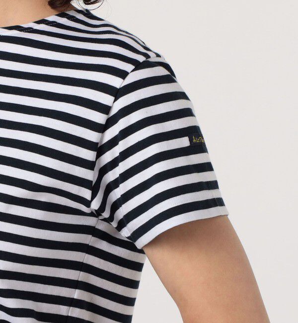 TOMORROWLAND GOODS「Leminor ハーフスリーブボーダーカットソー」|Tシャツ・カットソー|