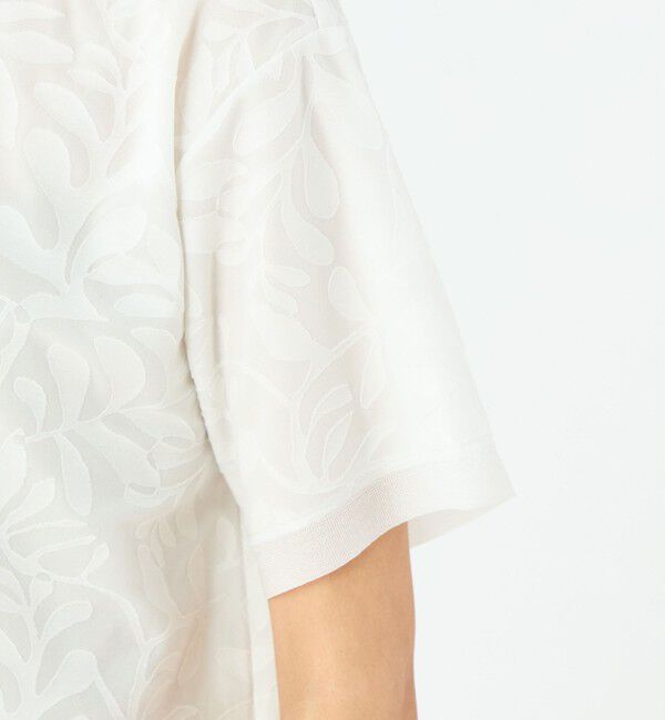 MACPHEE「ボタニカル ポロプルオーバー」|ポロシャツ|