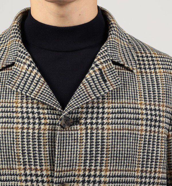 TOMORROWLAND BUYING WEAR「【別注】CARUSO ウールグレンチェック ショートブルゾン」|ブルゾン・スタジャン|