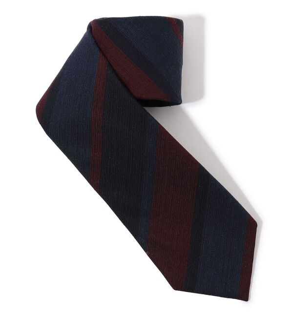 TOMORROWLAND GOODS「TOMORROWLAND シルクシャンタン レジメンタルストライプ ネクタイ」|ネクタイ・蝶ネクタイ|66 ブルー系