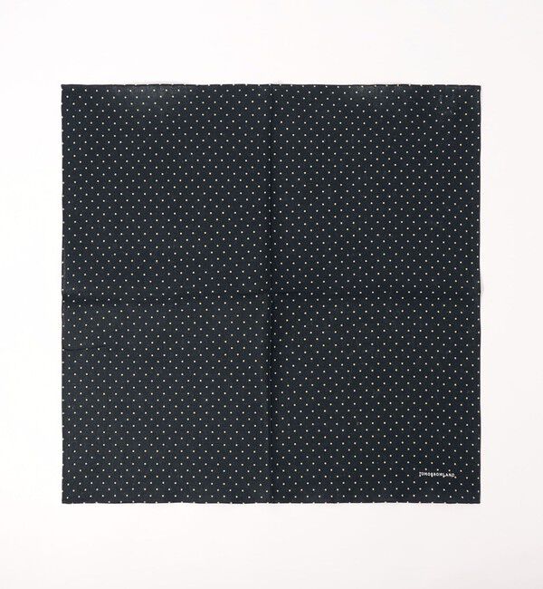 TOMORROWLAND GOODS「TOMORROWLAND コットンリネン ドットハンカチ」|ハンカチ|