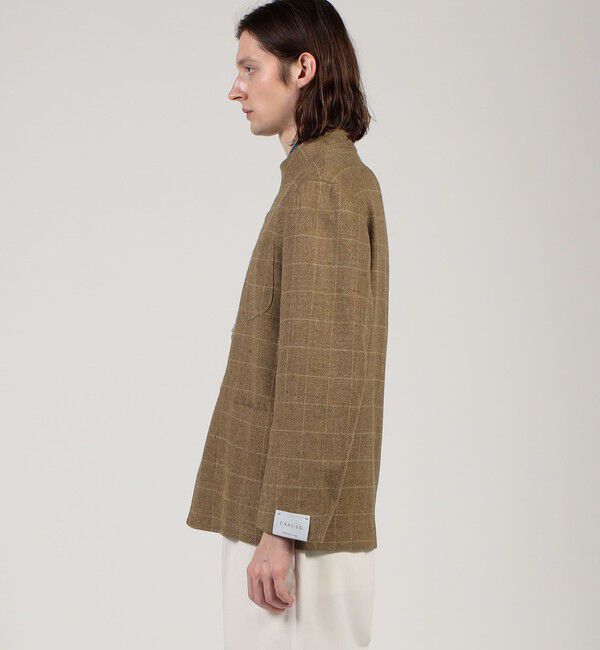 TOMORROWLAND BUYING WEAR「【別注】CARUSO シルクリネン フォレスティエールジャケット」|ブルゾン・スタジャン|