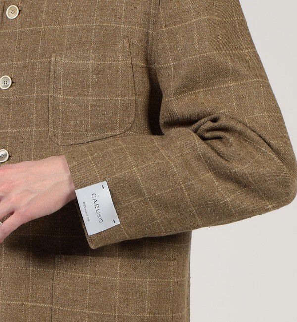 TOMORROWLAND BUYING WEAR「【別注】CARUSO シルクリネン フォレスティエールジャケット」|ブルゾン・スタジャン|
