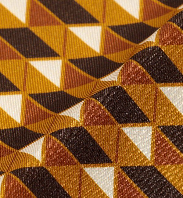 TOMORROWLAND GOODS「TOMORROWLAND ジオメトリック柄 シルクスカーフ」|バンダナ・スカーフ|