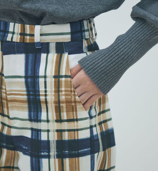 MACPHEE「コットンレーヨングログラン ストレートパンツ」|その他|