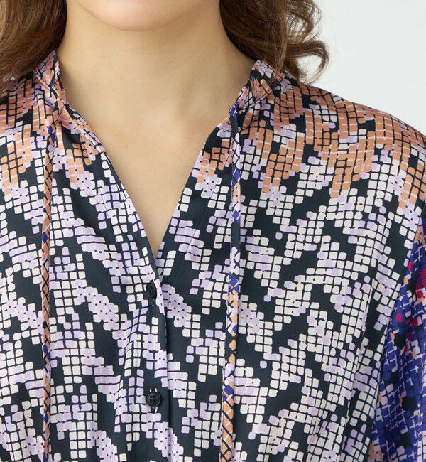 Ballsey「プリズムプリント ウエストギャザーワンピース」|ワンピース|